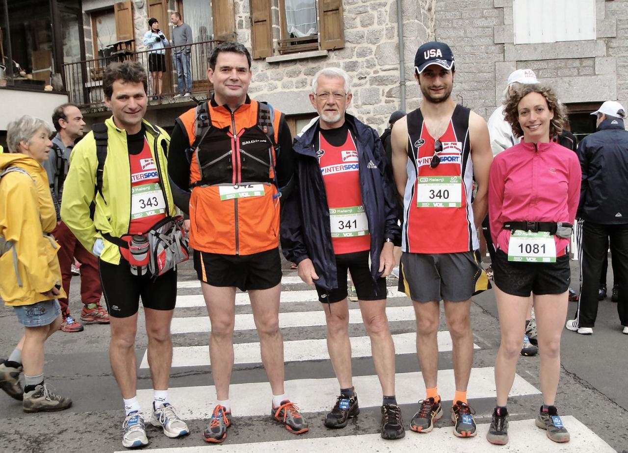 Départ du trail de 18 kms