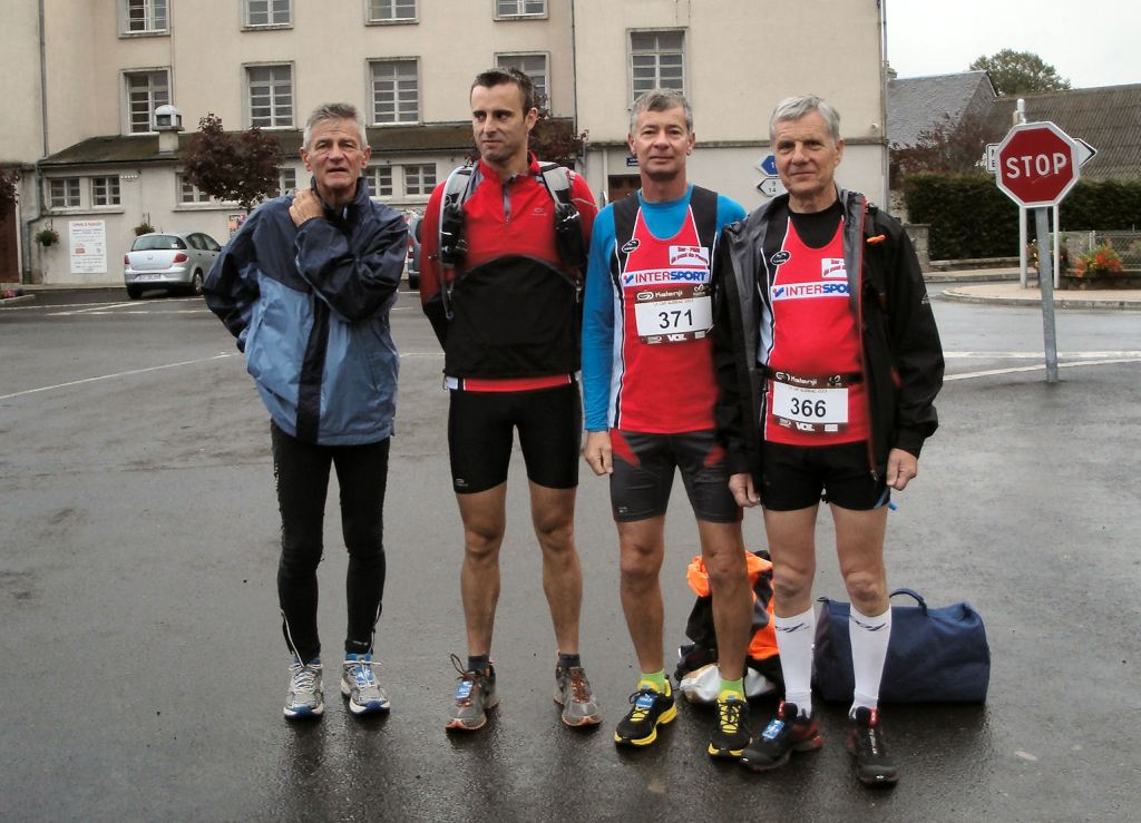 Avant le départ du trail de 28 kms