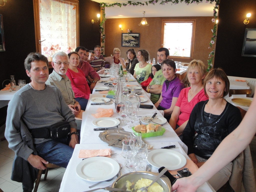 Repas après course restaurant à MALBOUZON