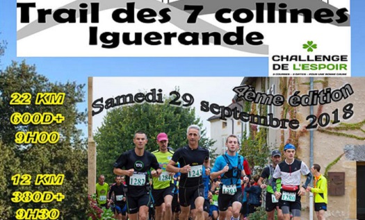 2018 affiche trail des 7 collines