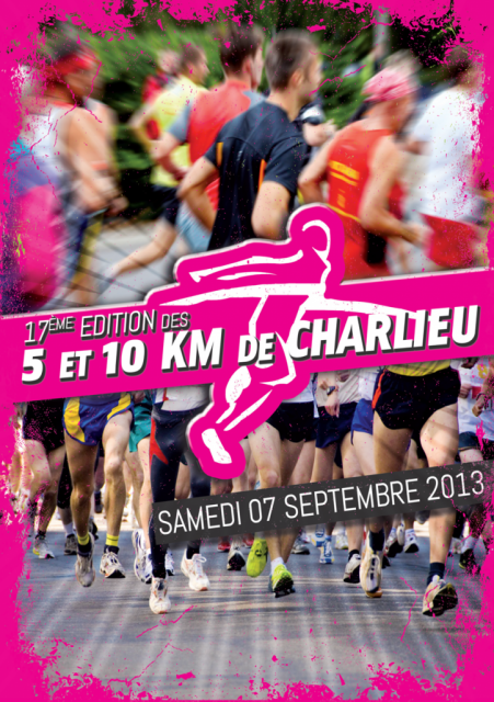 Affiche 5 et 10 km de Charlieu