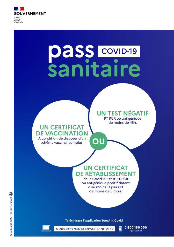 Info pass sanitaire