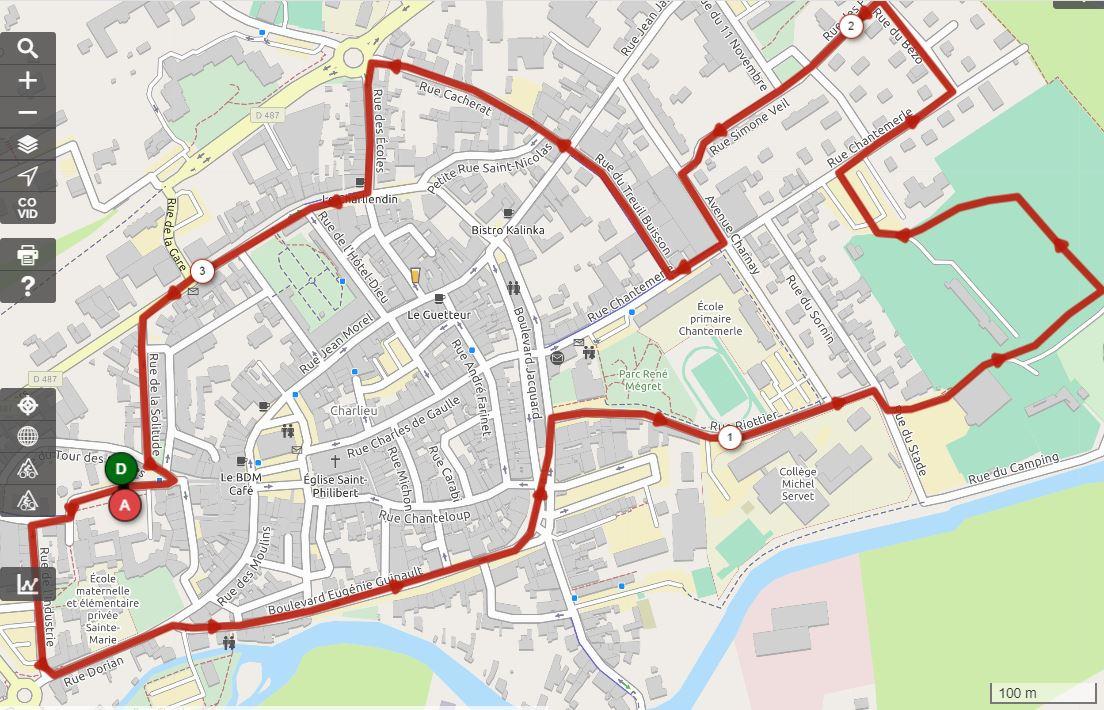 Parcours du 10 km