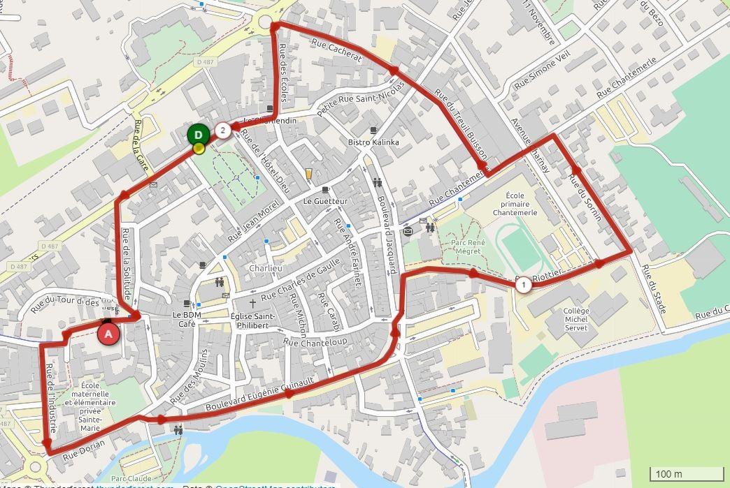 Parcours du 5 km